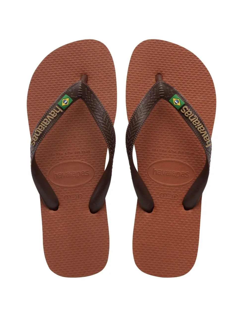 Brasil Logo Flip Flops