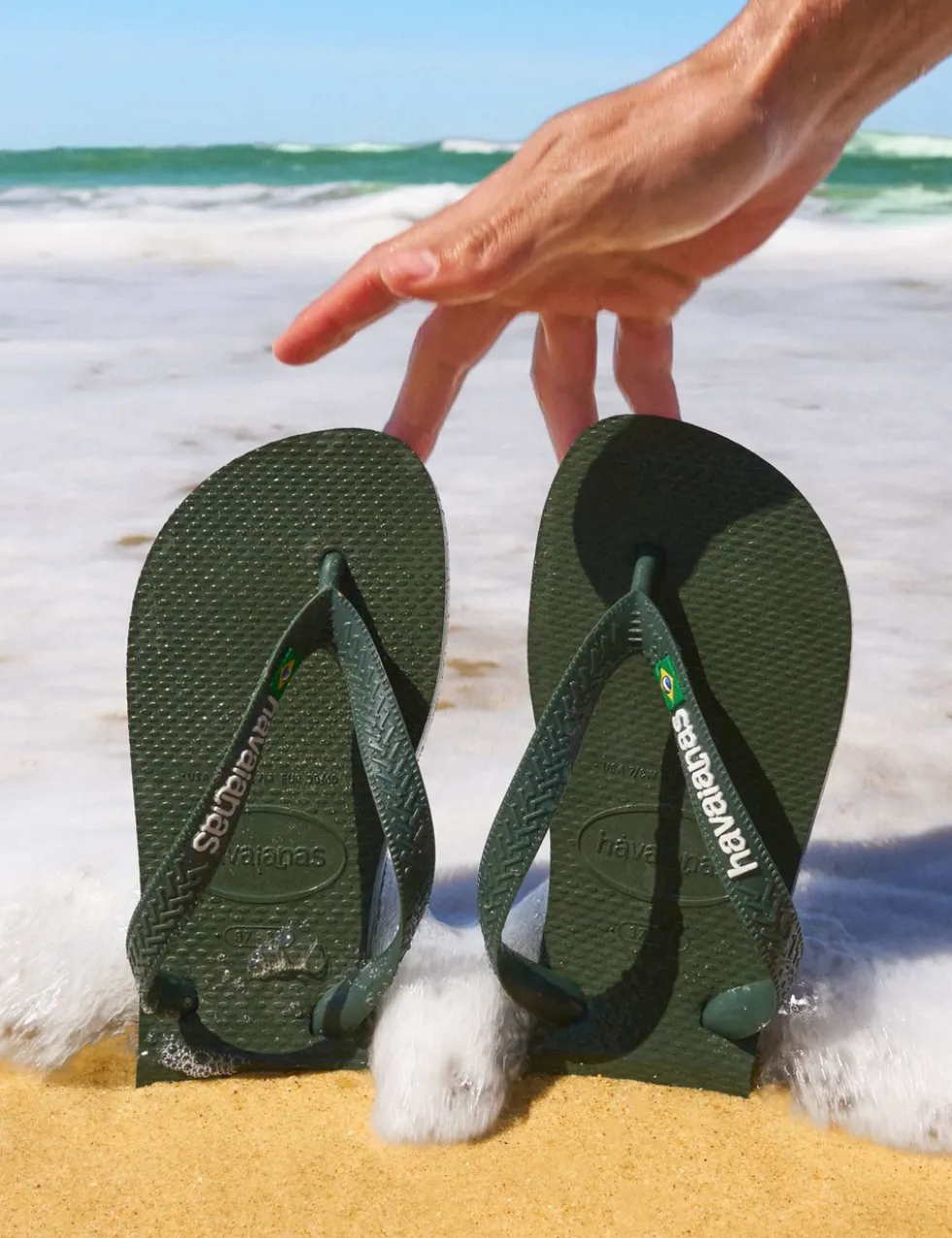 Brasil Logo Flip Flops
