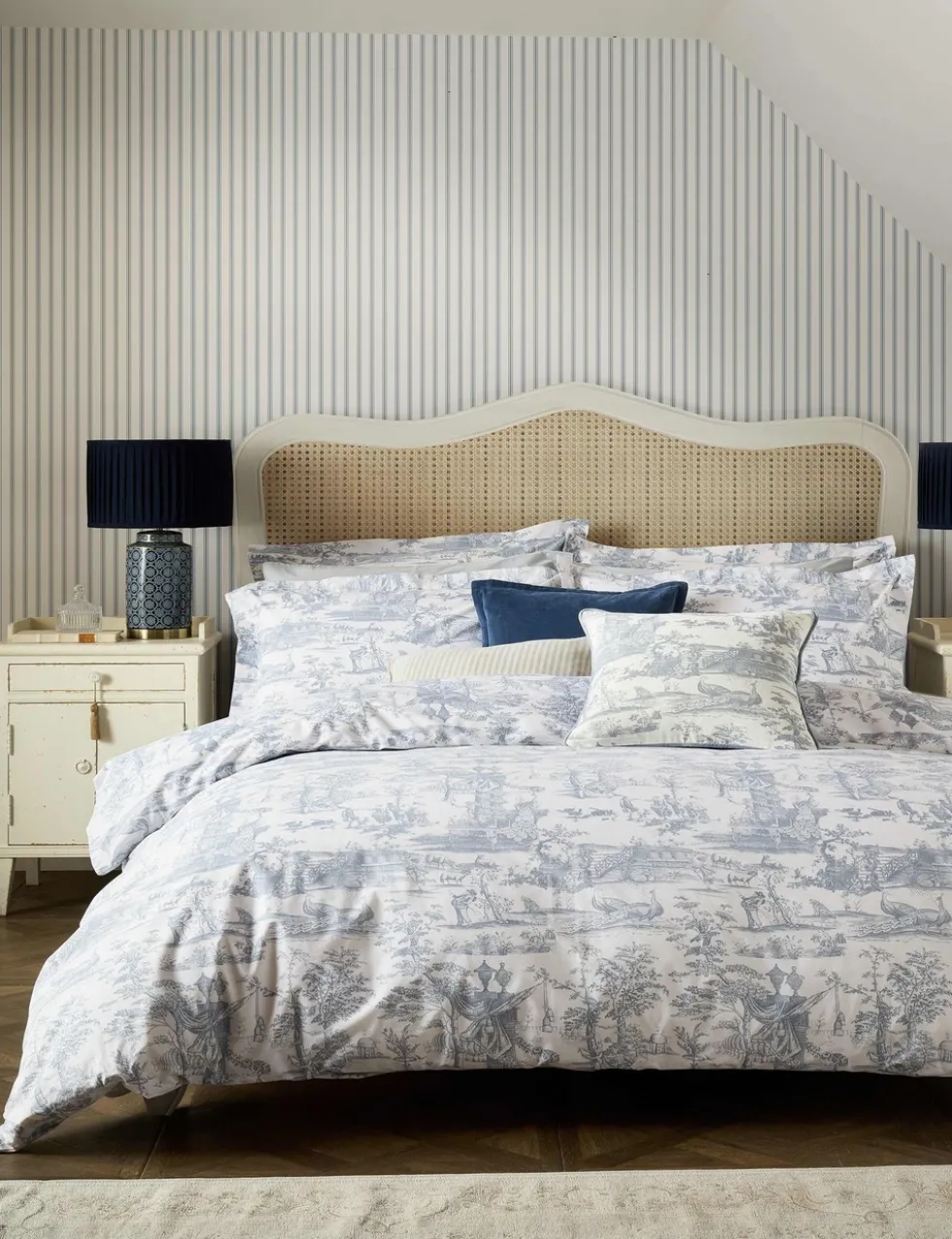 Braysmith Toile Pure Cotton Bedding Set