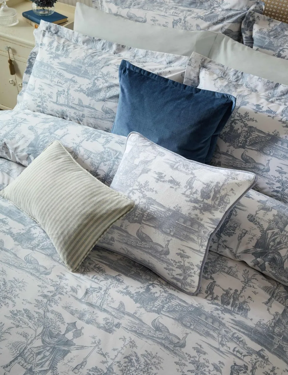 Braysmith Toile Pure Cotton Bedding Set