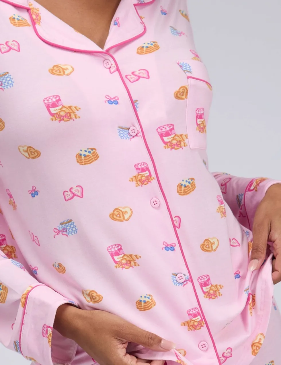 Breakfast Modal Rich Pyjama Set