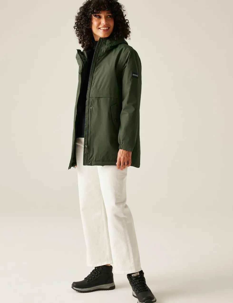 Brielly Waterproof Hooded Raincoat