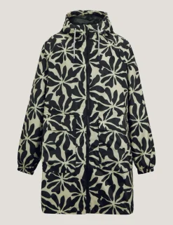 Brindle Printed Packaway Rain Jacket