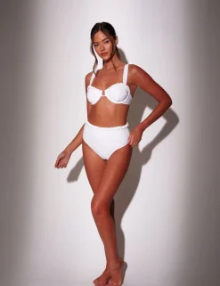 Broderie Wired Balconette Bikini Top