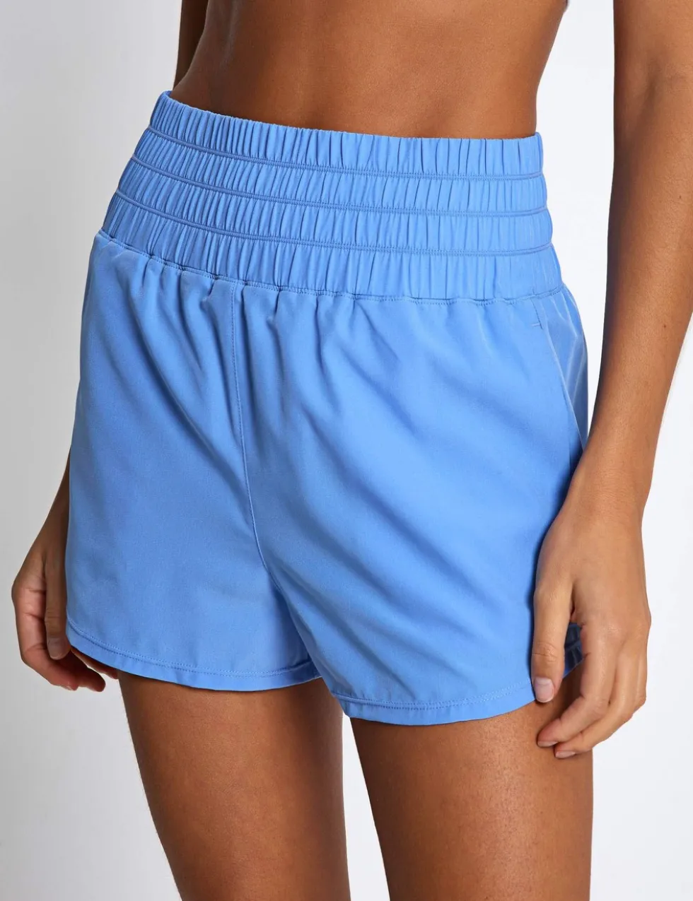 Bronte Woven High Waisted Running Shorts