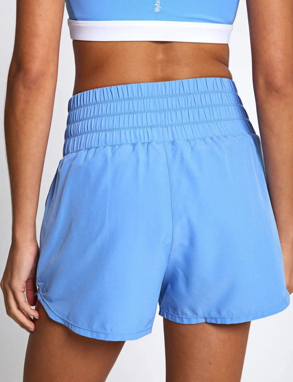 Bronte Woven High Waisted Running Shorts