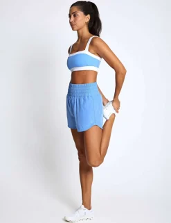 Bronte Woven High Waisted Running Shorts