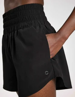 Bronte Woven High Waisted Running Shorts