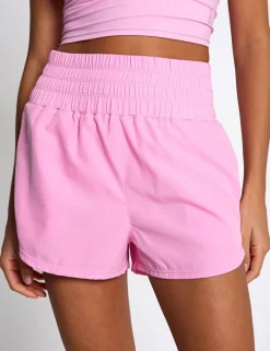 Bronte Woven High Waisted Running Shorts