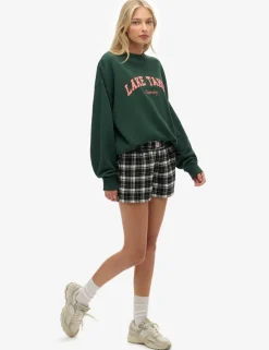 Brushed Cotton Checked Pyjama Shorts