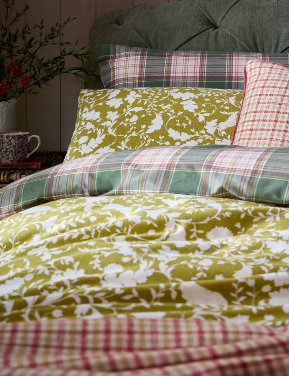 Brushed Cotton Litton Christmas Bedding Set