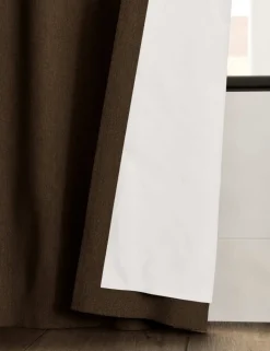 Brushed Eyelet Blackout Thermal Curtains