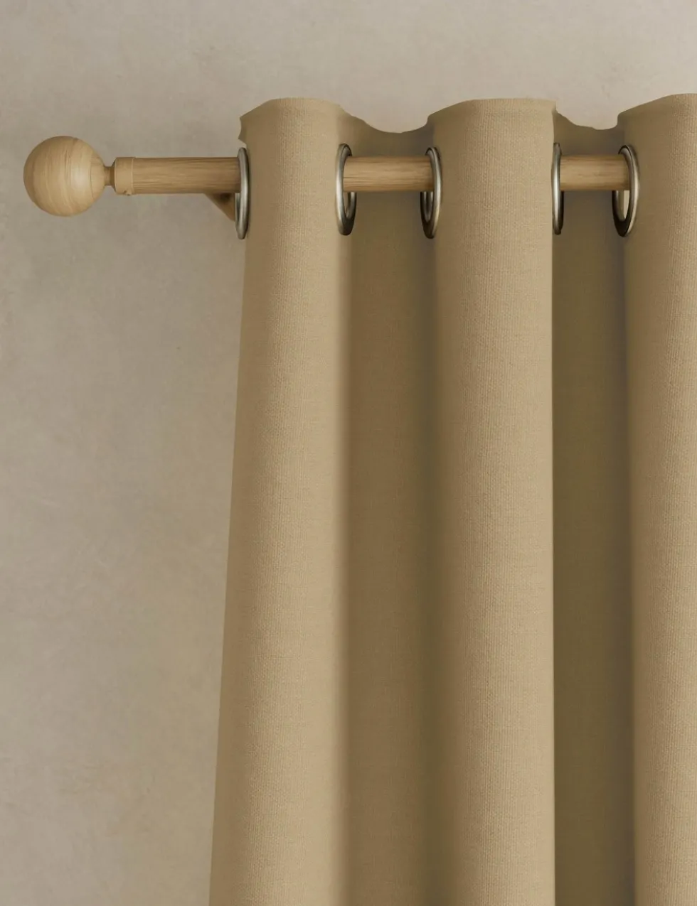 Brushed Eyelet Blackout Thermal Curtains