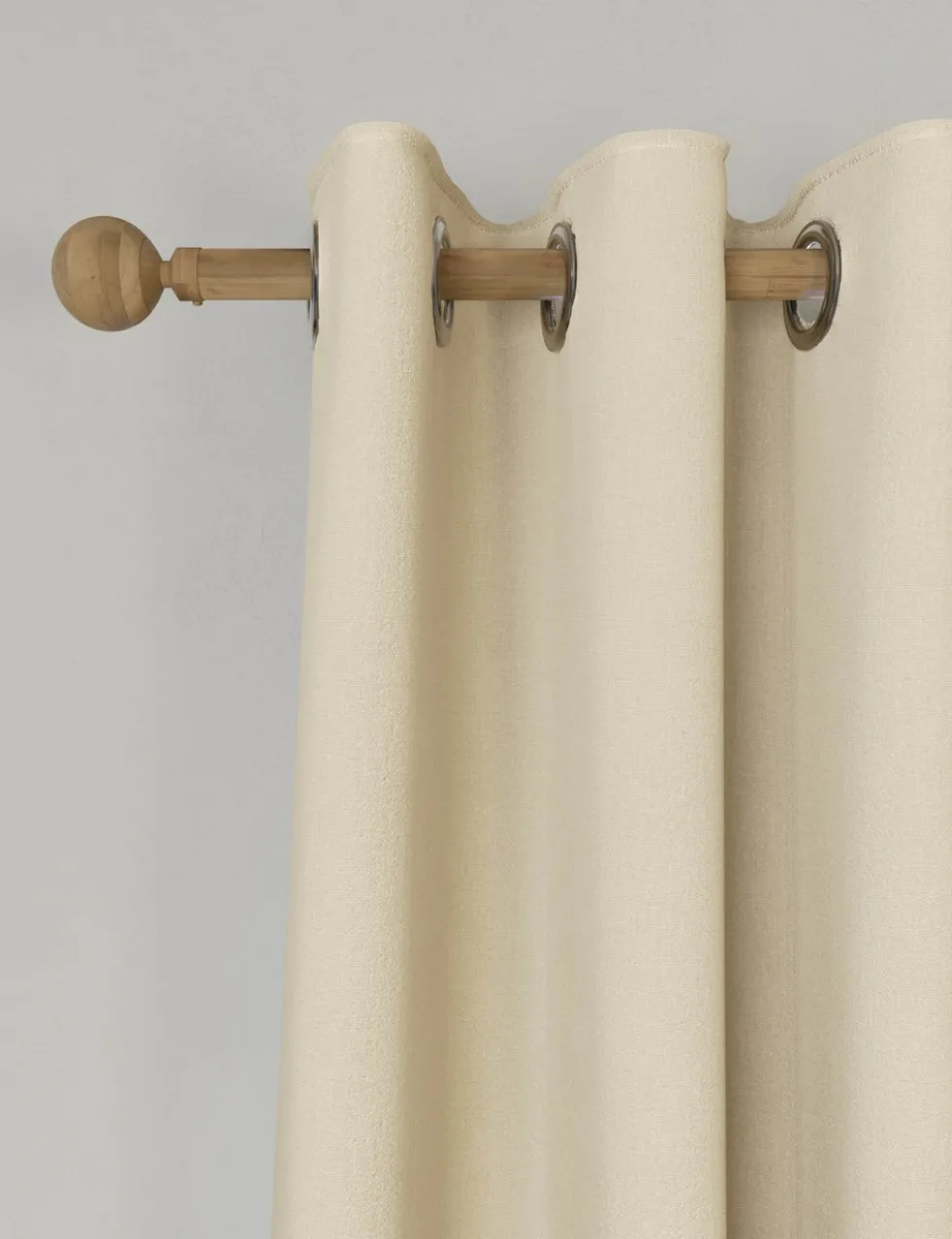 Brushed Eyelet Blackout Thermal Curtains