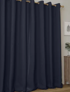 Brushed Eyelet Blackout Thermal Curtains