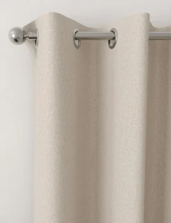 Brushed Eyelet Blackout Thermal Curtains