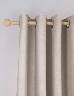 Brushed Eyelet Blackout Thermal Curtains