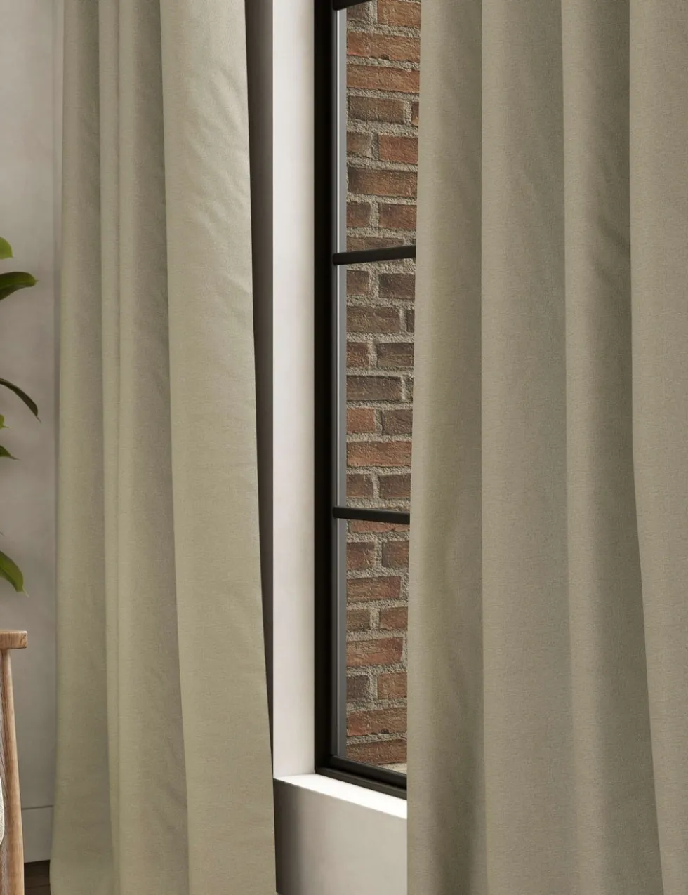 Brushed Eyelet Ultra Thermal Blackout Curtains