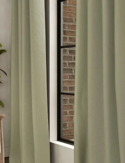 Brushed Eyelet Ultra Thermal Blackout Curtains