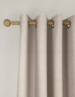 Brushed Eyelet Ultra Thermal Blackout Curtains