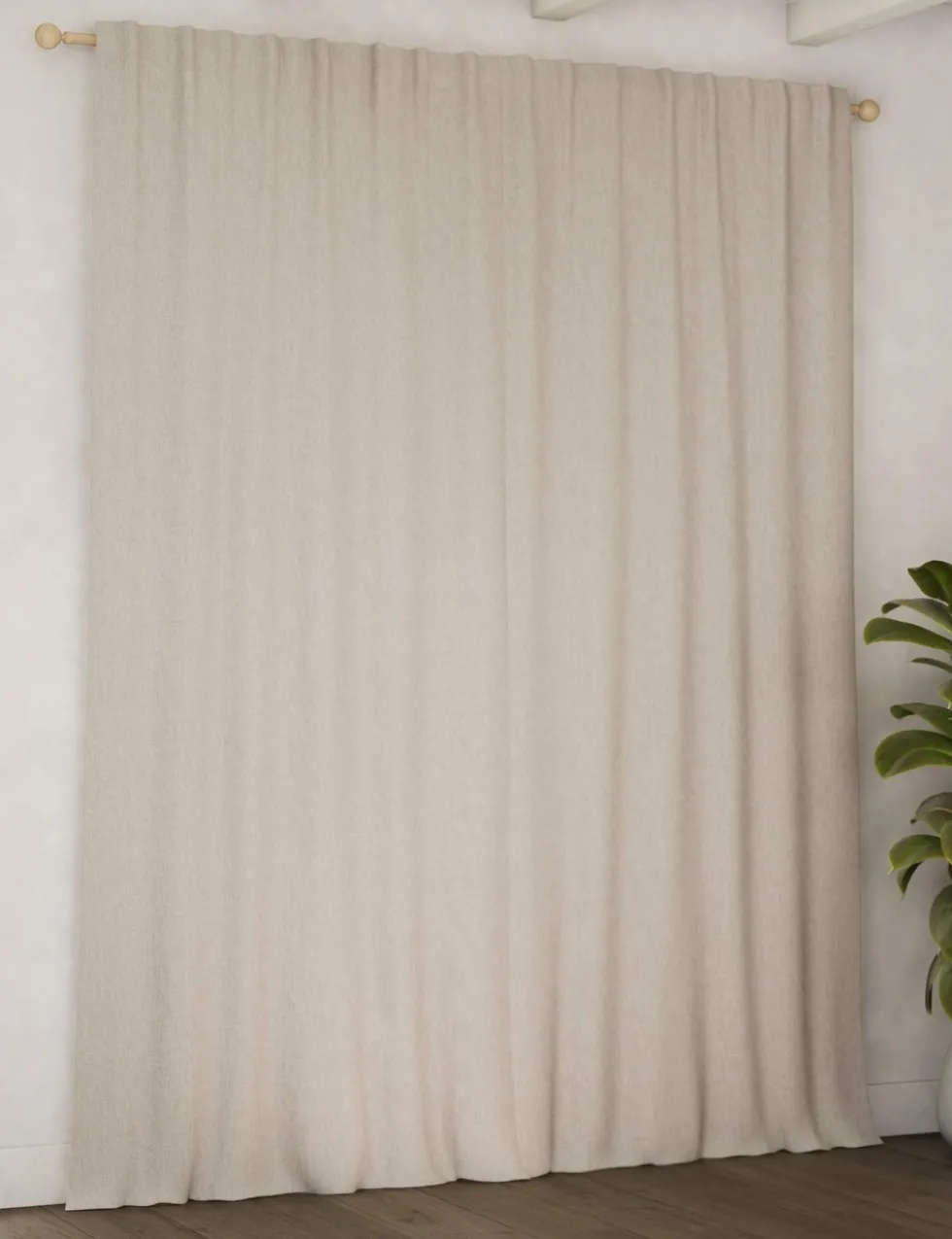 Brushed Multiway Blackout Curtains
