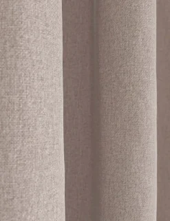 Brushed Pencil Pleat Blackout Thermal Curtains