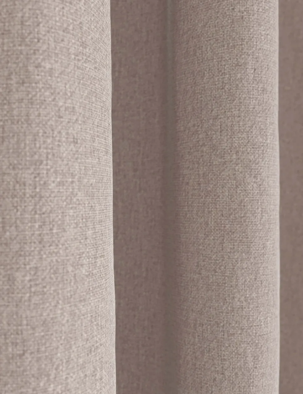 Brushed Pencil Pleat Blackout Thermal Curtains