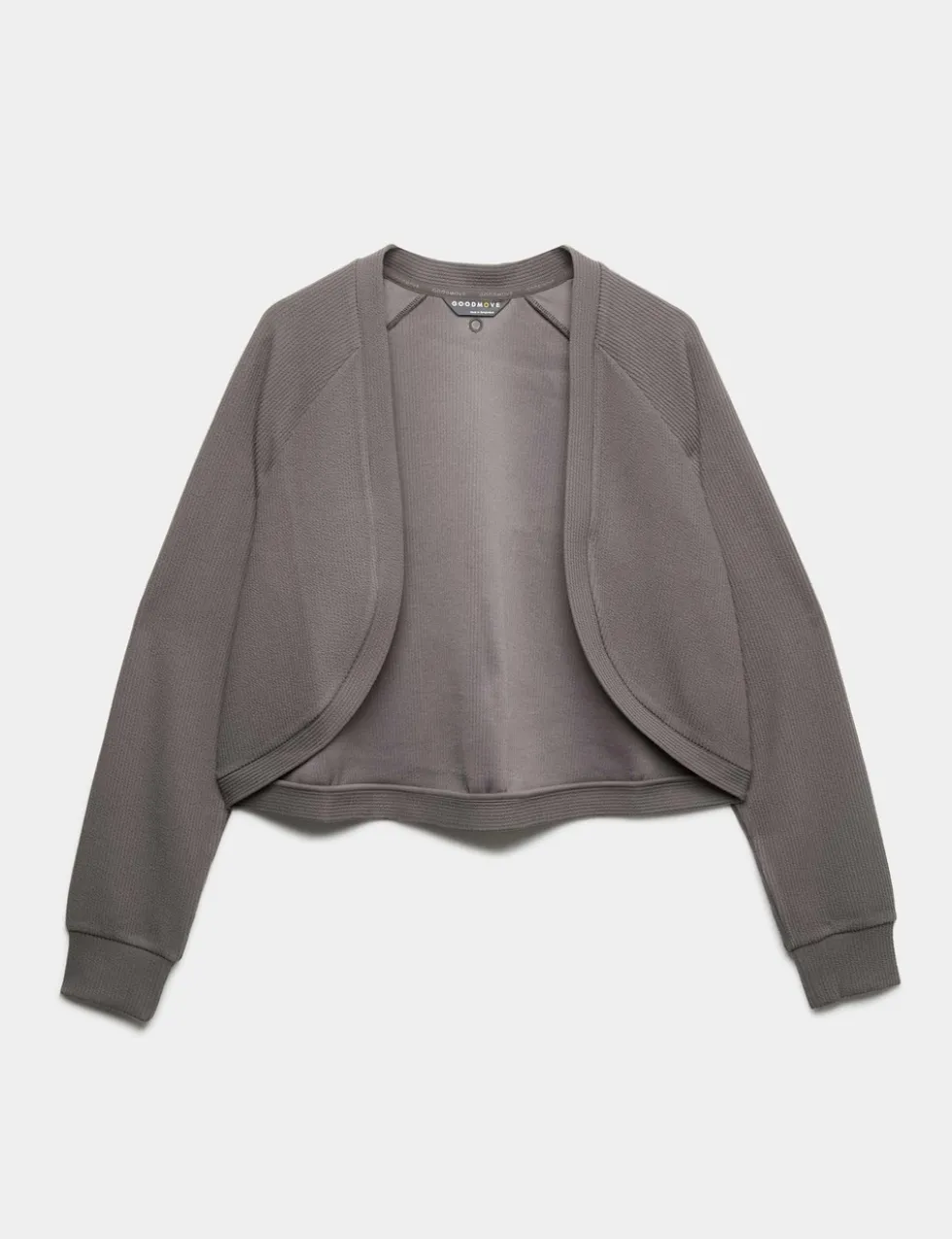Brushed Ribbed Relaxed Shrug