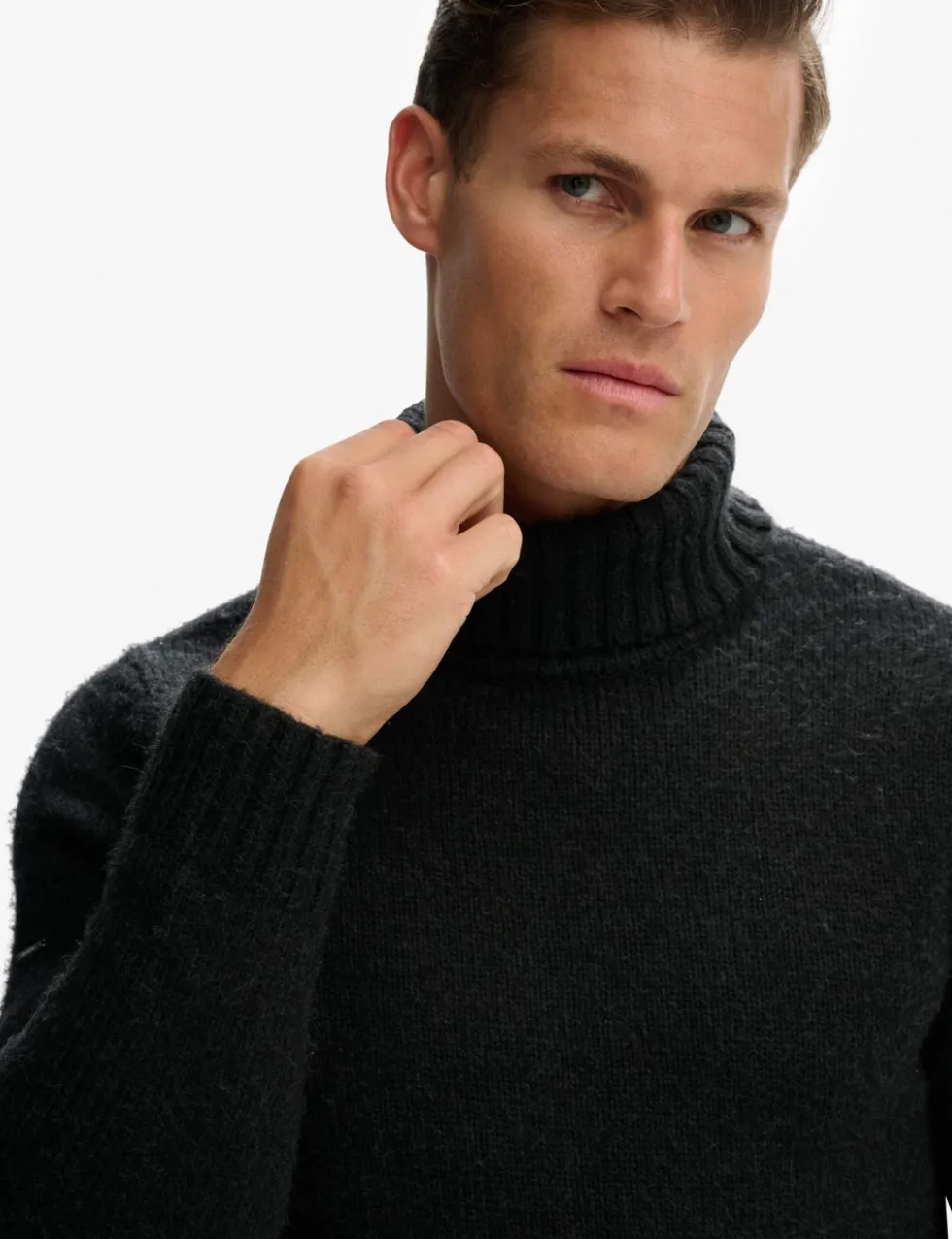 Brushed Roll Neck Jumper