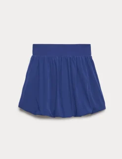Bubble Hem High Waisted Skort