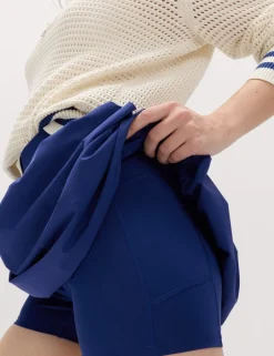 Bubble Hem High Waisted Skort