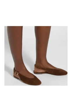 Buckle Flat Slingback Shoes