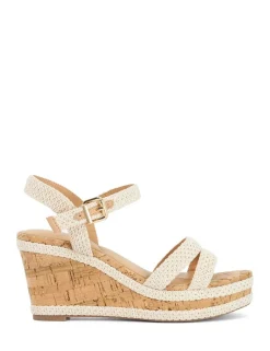 Buckle Wedge Sandals
