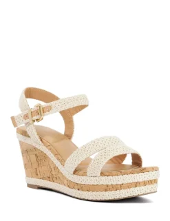 Buckle Wedge Sandals