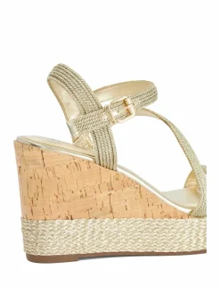 Buckle Wedge Sandals