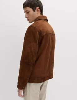 Burnished Suede Chore Jacket