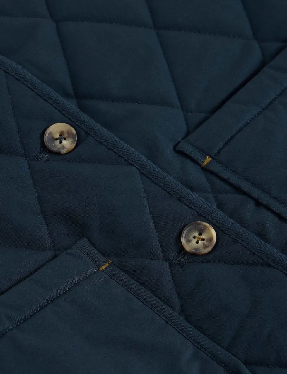 Button Front Quilted Gilet