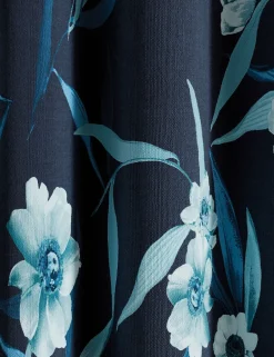 Cabana Lined Eyelet Curtains