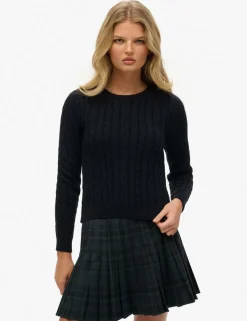 Cable Knit Crew Neck Jumper