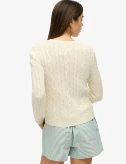 Cable Knit Crew Neck Jumper
