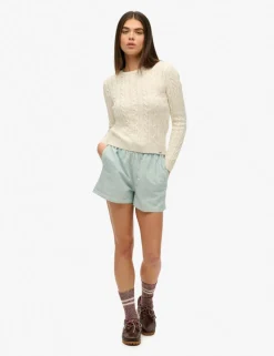 Cable Knit Crew Neck Jumper