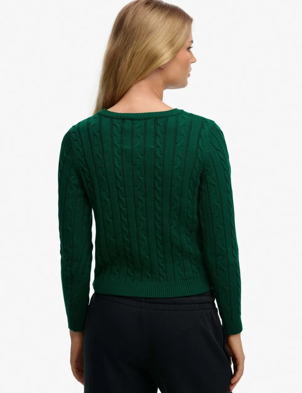 Cable Knit Crew Neck Jumper