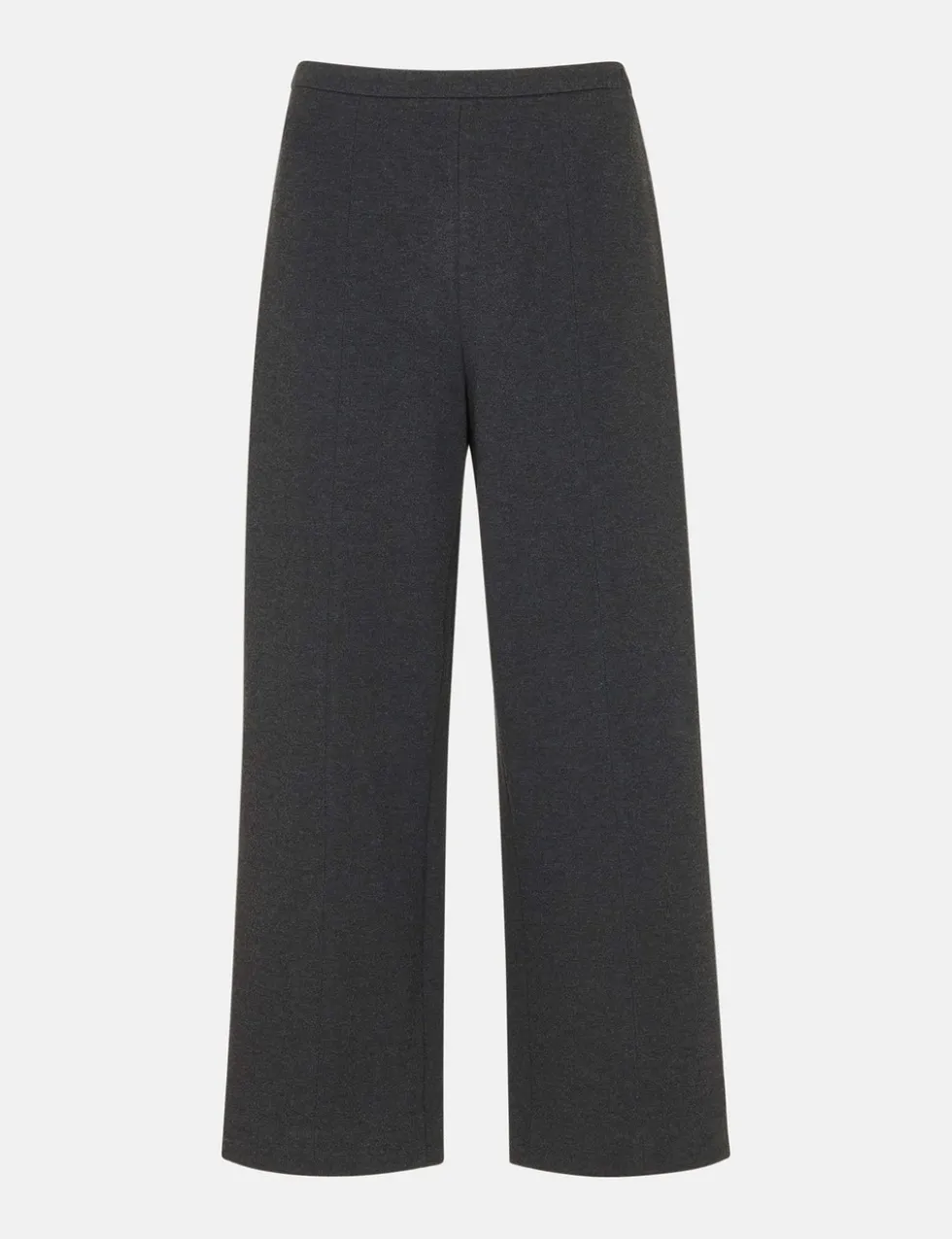 Camilla Side Zip Wide Leg Cropped Trousers