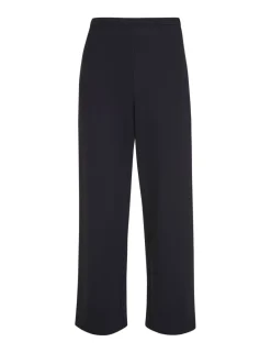 Camilla Side Zip Wide Leg Cropped Trousers