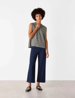 Camilla Wide Leg Cropped Trousers