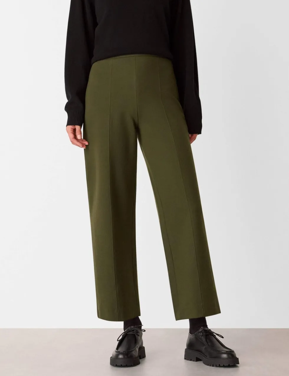 Camilla Wide Leg Cropped Trousers