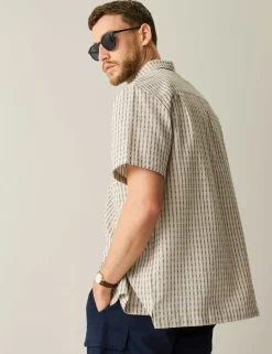 Camilo Relaxed Fit Cotton Rich Printed Shirt