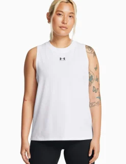 Campus Cotton Rich Crew Neck Gym Vest Top