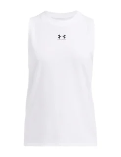 Campus Cotton Rich Crew Neck Gym Vest Top