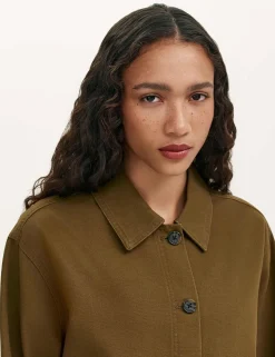 Canvas Collared Utility Jacket